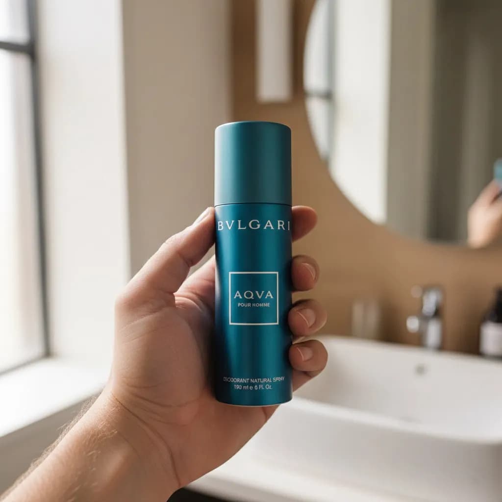 Bvlgari Aqva Pour Homme Deodorant Spray for Men – Long-Lasting Freshness (150 ml)